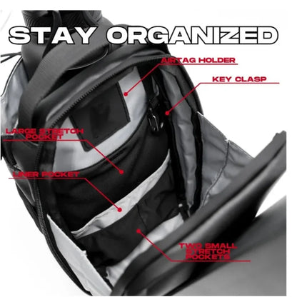 Magnetic Water Bottle Bag Large Capacity Specific Water Cup Holder with Strong Magnet Portable Bag for Outdoor Sports Gym Camp